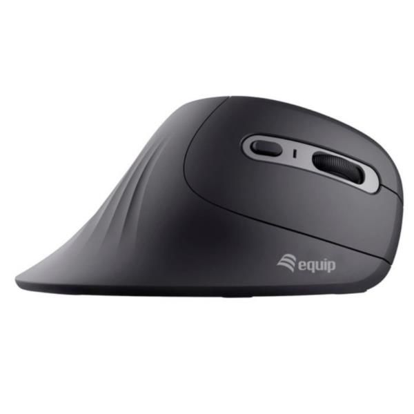 Mouse Vertical Equip Ergonomico Usb-c & Usb-a 6 Botones 7200dpi Color Negro