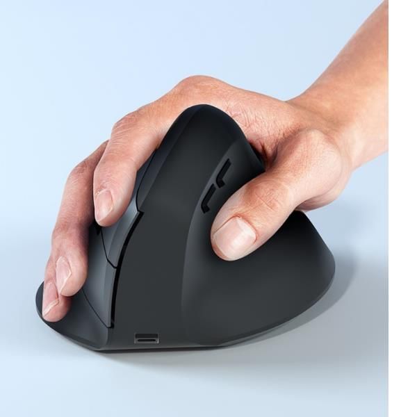 Mouse Equip Wireless Ergonomico 245120 1600dpi 6 Botones Dual Mode