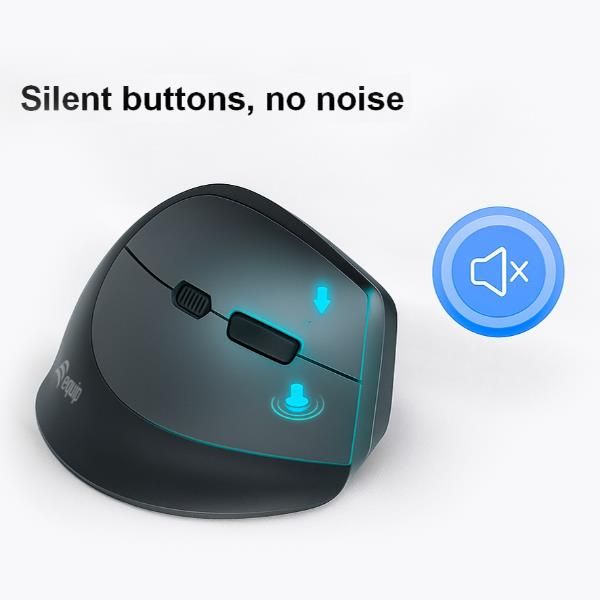 Mouse Equip Wireless Ergonomico 245120 1600dpi 6 Botones Dual Mode