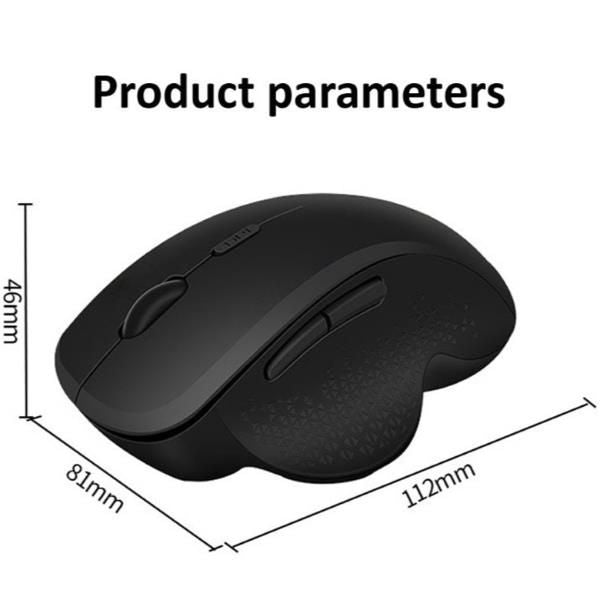 Mouse Equip Wireless 245121 1600dpi 6 Botones 2.4ghz Bt Dual Mode