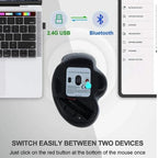 Mouse Equip Wireless 245121 1600dpi 6 Botones 2.4ghz Bt Dual Mode