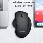 Mouse Equip Wireless 245121 1600dpi 6 Botones 2.4ghz Bt Dual Mode