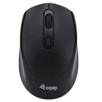 Mouse Equip Wireless 245122 1600dpi 4 Botones Color Negro