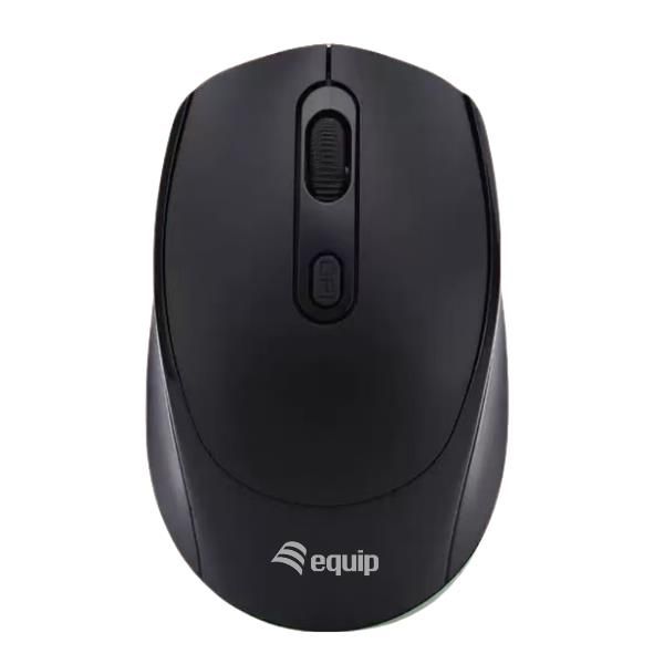 Mouse Equip Wireless 245122 1600dpi 4 Botones Color Negro