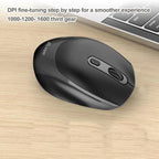 Mouse Equip Wireless 245122 1600dpi 4 Botones Color Negro