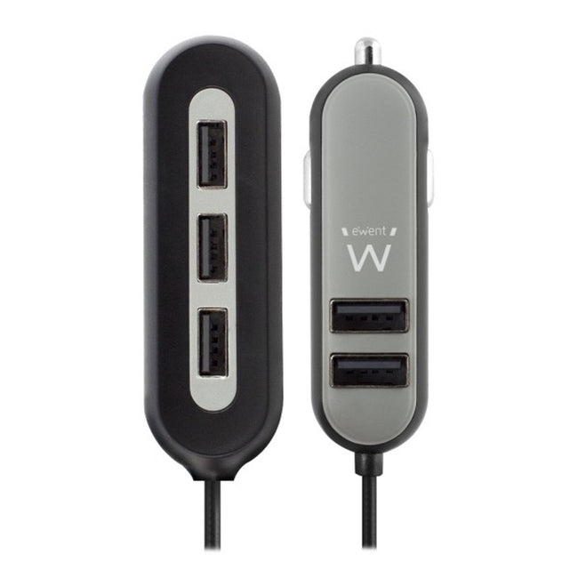 Cargador Usb Ewent Para Coche - 5 Puertos - 54w Hover Image