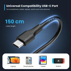 Cargador Usb Ewent Para Portatil - Usb Tipo C - 65w - Negro