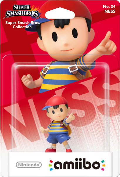 Figura Amiibo S. Smash Bros: Ness Hover Image