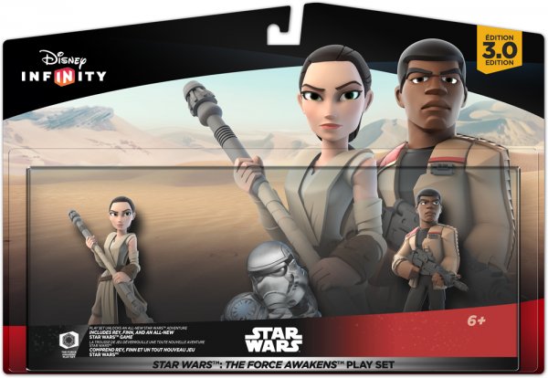 Figura Disney Infinity 3.0 Star Wars The Force Awakens(play Set/rey/finn) Hover Image
