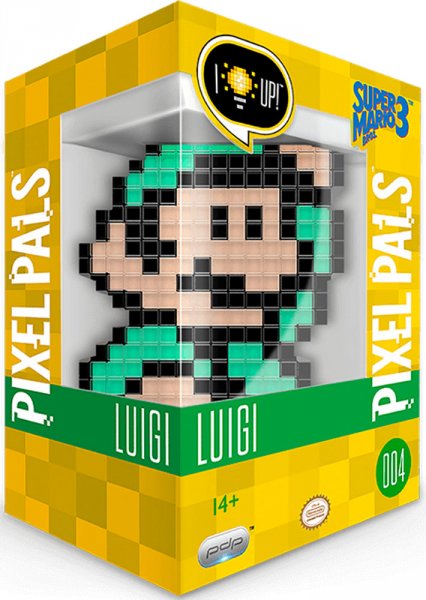 Figura Pixel Pals Luigi Super Mario Bros 3 (004) 15 Cm Hover Image