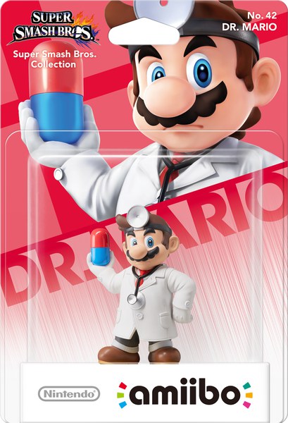 Figura Amiibo S. Smash Bros: Dr. Mario Hover Image