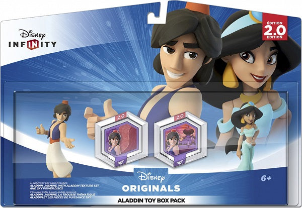Figura Disney Infinity 2.0 Toybox Pack Aladdin (2 Figuras + 2 Power Discs) Hover Image