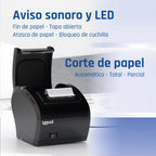 iggual Impresora Térmica TP8002 USB+RS232+Ethernet