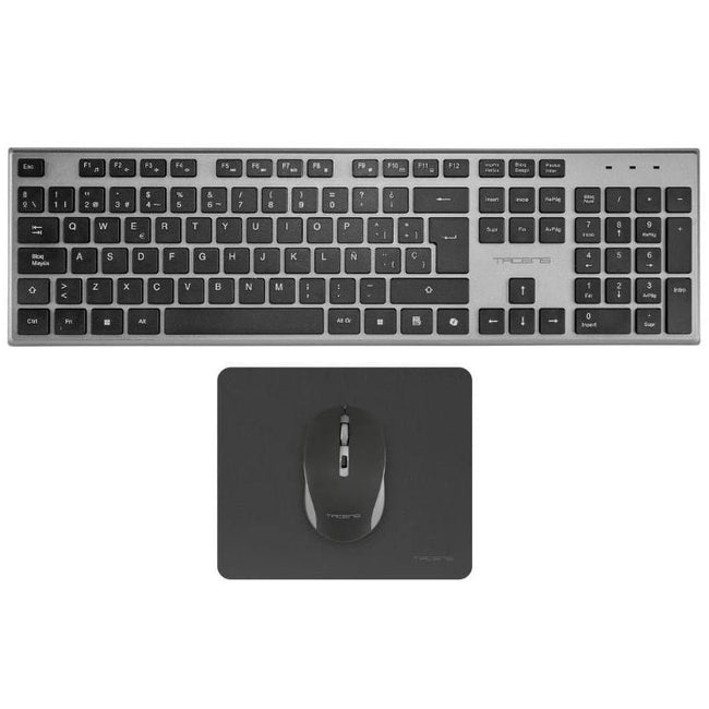 Tacens 3EN1 Teclado+Ratón+Alfom Inalámbrico Negro Main Image