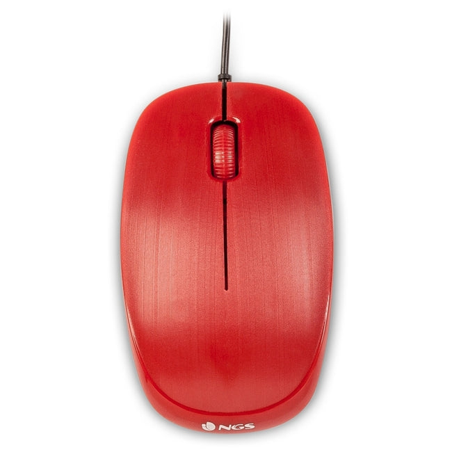 NGS Raton óptico Redflame 1000 Dpi Rojo Hover Image