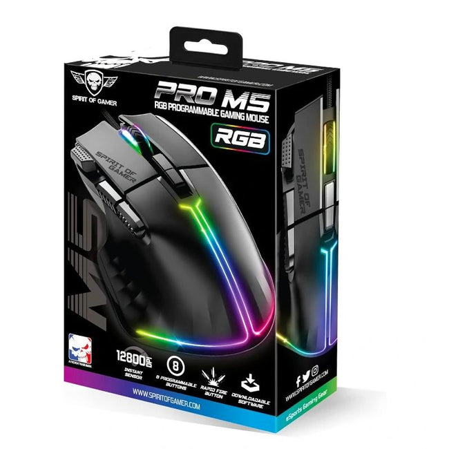 Spirit of Gamer Raton Souris Pro M5 Negro Main Image