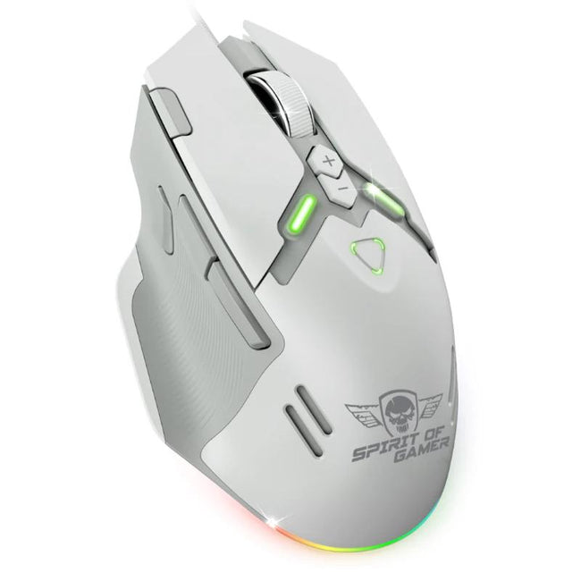 Spirit of Gamer Ratón Elite M60 Blanco RGB Main Image