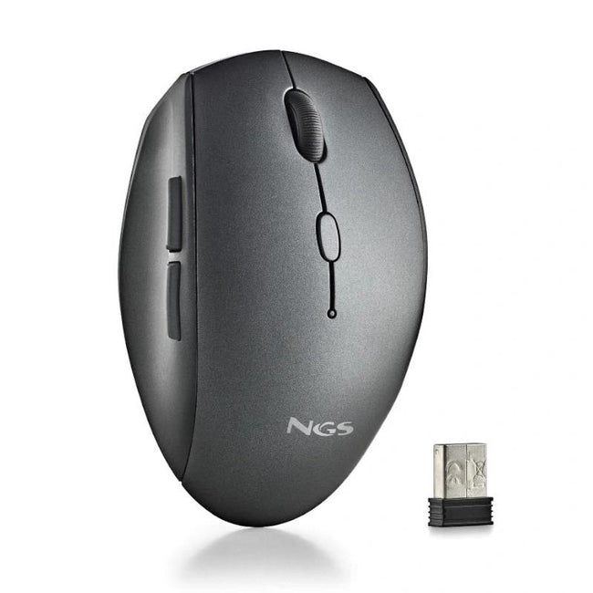 NGS RATON INALAMBRICO CON TECLAS SILENCIOSAS NEGRO Hover Image