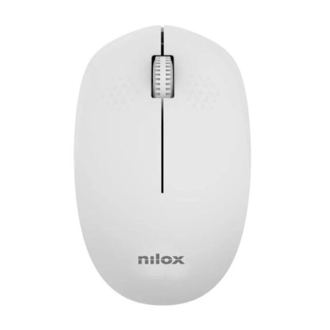 Nilox Ratón Wireless, 1000 DPI, 3 botones, Gris Hover Image