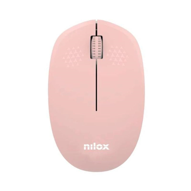 Nilox Ratón Wireless, 1000 DPI, 3 botones, Rosa Hover Image