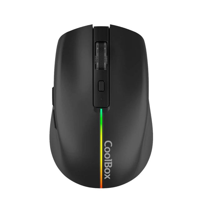 Coolbox Gaming Ratón W01 1600DPI Inalámbrico Negr Hover Image