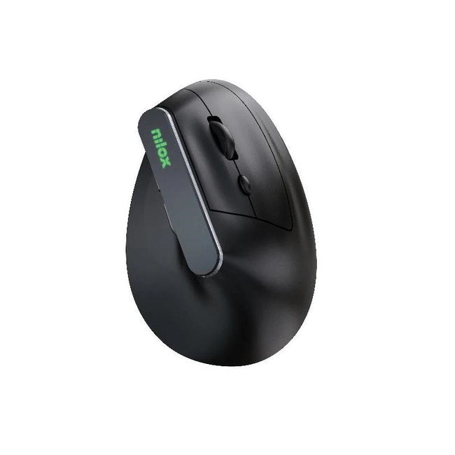 Nilox Ratón Wir Vertical Rec. Silen 1600 DPI Negro Hover Image