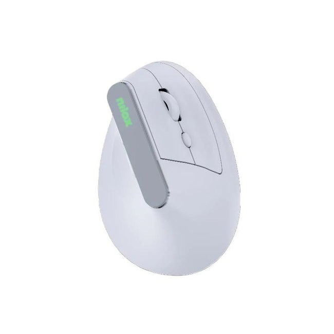 Nilox Ratón Wir Vertical Rec. Silen 1600DPI Blanco Hover Image