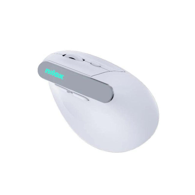 Nilox Ratón Wir Vertical Rec. Silen 1600DPI Blanco Main Image