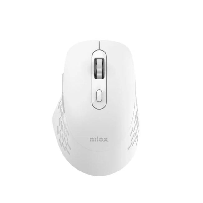 Nilox Ratón Dual Wireless 1600dpi silen. Blanco Hover Image