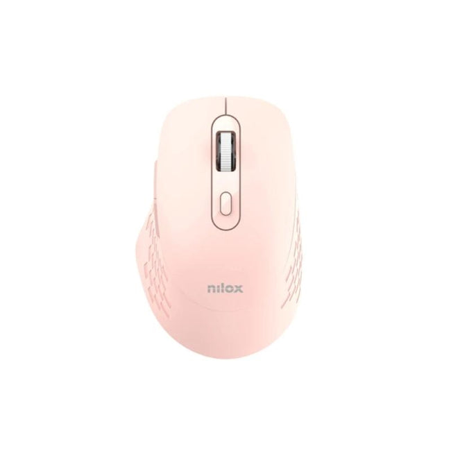 Nilox Ratón Dual Wireless 1600dpi silen. Rosa Hover Image