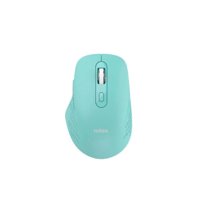 Nilox Ratón Dual Wireless 1600dpi silen. Cyan Hover Image