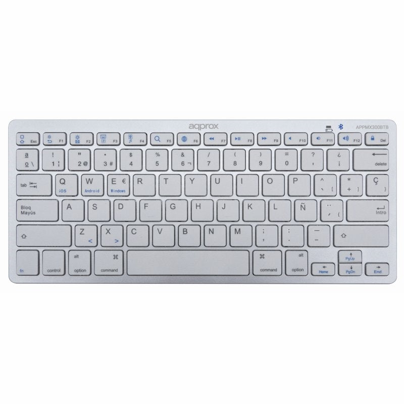 Approx Teclado Bluetooth 3.0 Silver