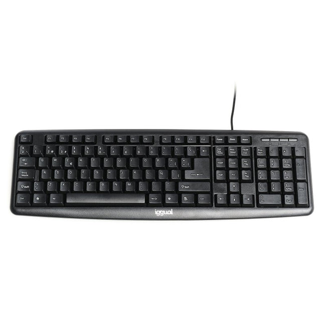 iggual Teclado USB estándar CK-BASIC-105T negro Hover Image