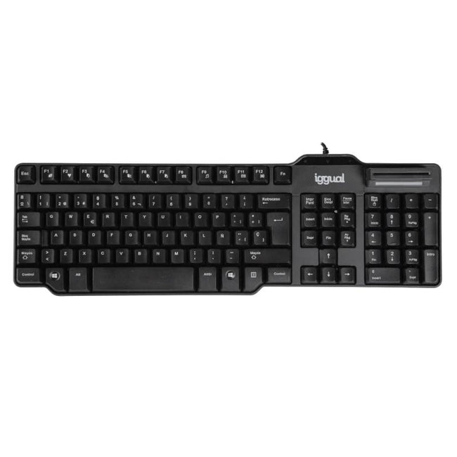 iggual Teclado con lector DNI CK-ID-DNI SMARTcard Hover Image