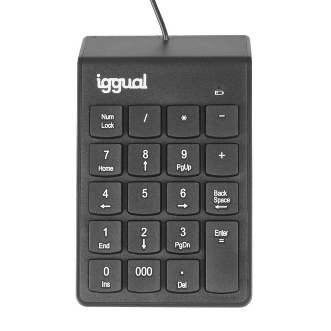 iggual Teclado numérico USB CK-NUM-19T negro Hover Image
