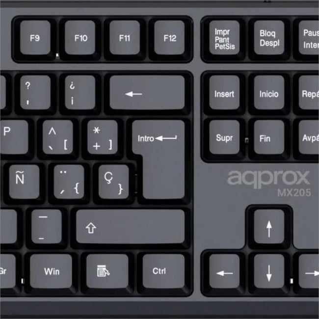 APPROX Teclado X205 USB 2.0 Negro Main Image