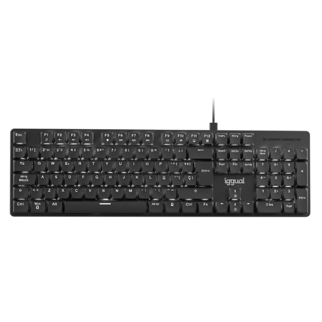 iggual Teclado USB mecánico CK-MECHA-105T negro Hover Image