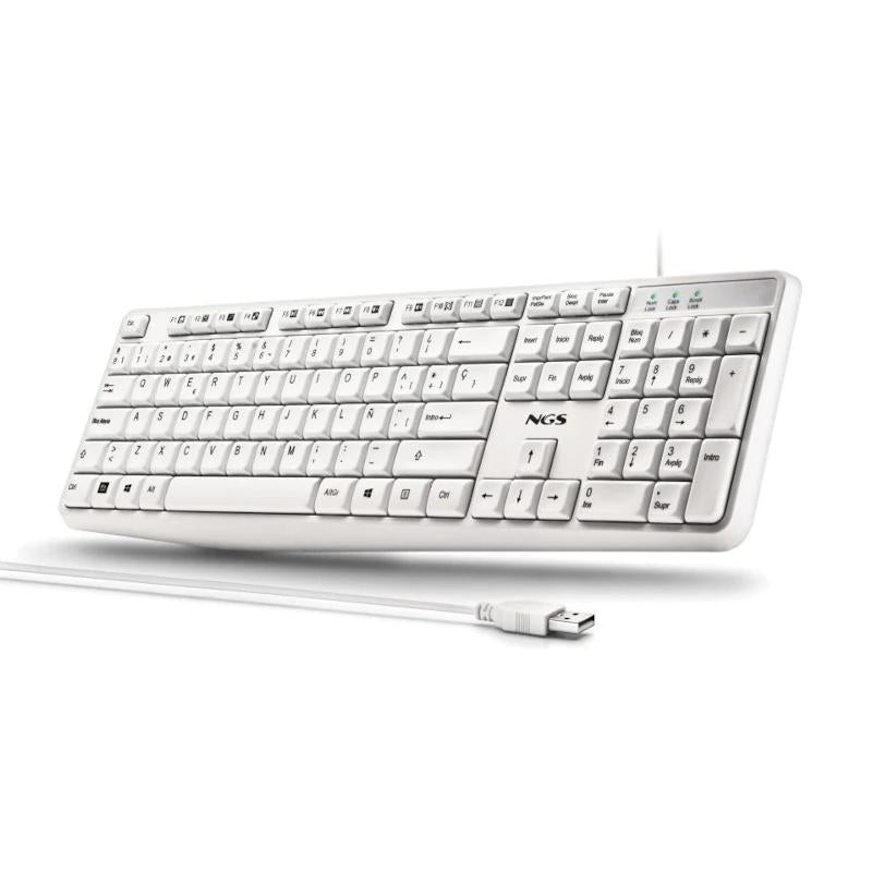 NGS Teclado USB-A 12 Teclas Multi Cable 1.5M