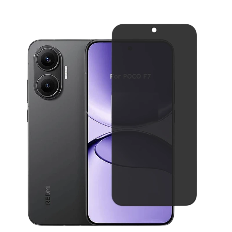 Protector de cristal templado Antiespía Xiaomi Poco F7