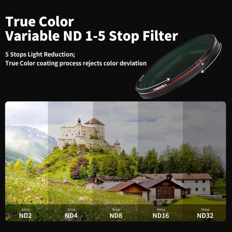 Freewell Serie Sherpa VND 1-5 - Filtro VND para iPhone