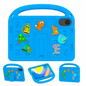 Funda antigolpes dibujos animados para nios con correa Xiaomi Redmi Pad SE 11 Azul