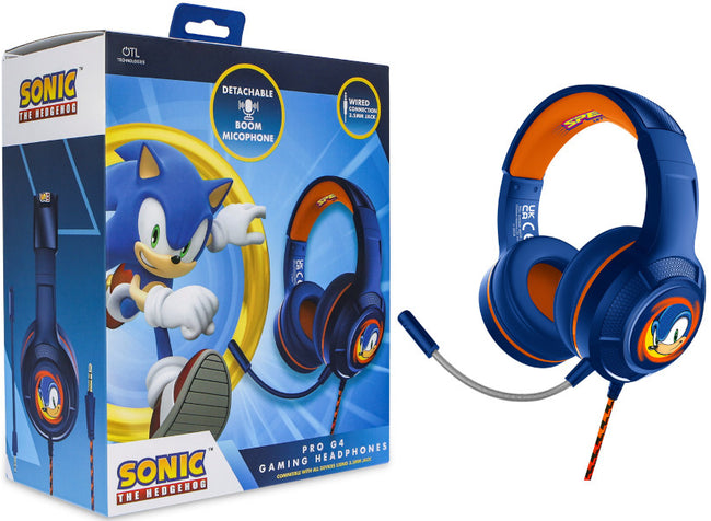 Auriculares Otl Pro G4 Gaming Headphones Sonic The Hedgehog (consola/tablet/movil/pc) Hover Image