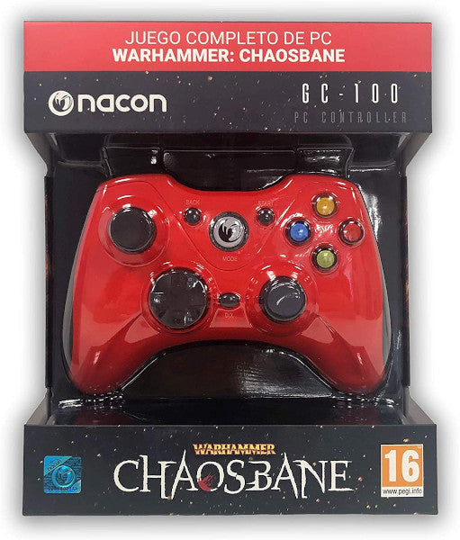Mando Nacon Pc Controller Gc-100xf Red (rojo) +warhammer Chaosbane (ciab) Hover Image