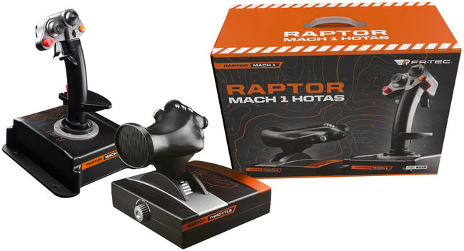 Gaming Stick Fr-tec Flight Stick Raptor Mach 1 Hotas (windows Xp/7/8/10) Hover Image