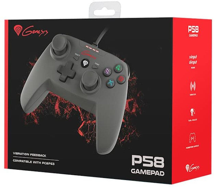 Mando Genesis Wired Gamepad P58 (pcd/ps3)