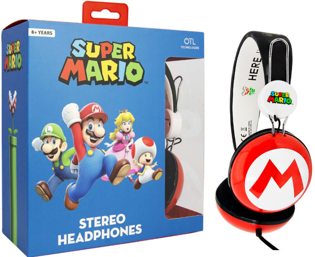 Auriculares Otl Stereo Headphone Super Mario 3.5 Mm (switch/movil/tablet) Hover Image