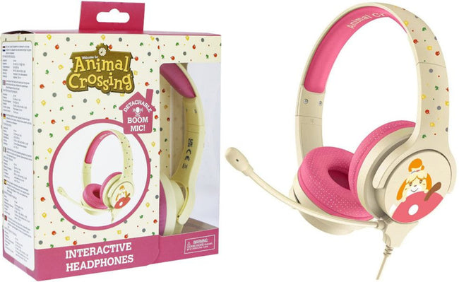 Auriculares Otl Headphoness Animal Crossing Isabelle Pink & Cream (rosa/crema) (ps4/xbox/switch/movil/tablet) Hover Image