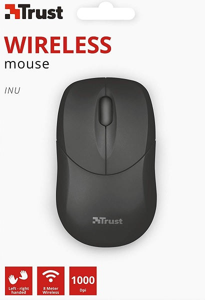 Ratón Trust Small Wireless Mouse Inu - Black (sensor Optico De 1.000 Ppp Reales) Hover Image
