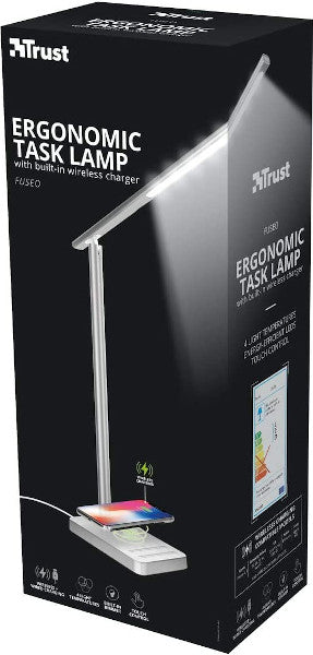 Lámparas Trust Ergonomic Task Lamp With Wireless Charger