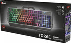Teclado Trust Torac Gaming Keyboard Gxt856